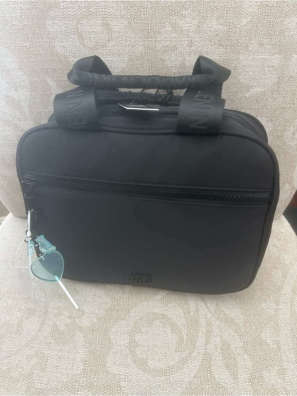 Steve Madden Black Nylon Lunchbox